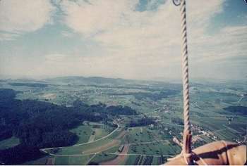 view from the balloon