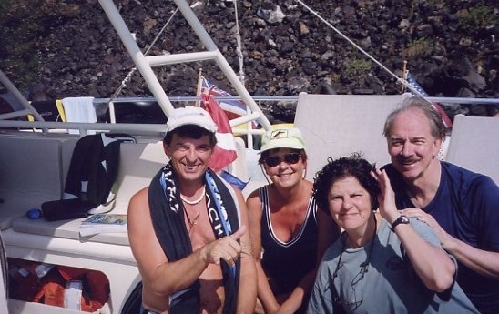 maddy3.jpg - On the "Fairwind" with friends